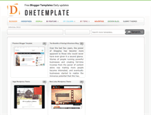Tablet Screenshot of dhetemplate.com